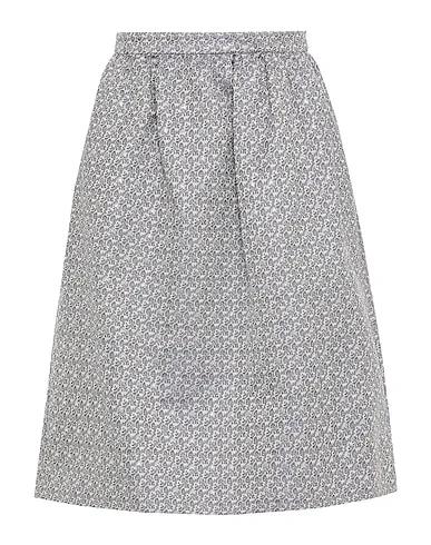 Light grey Jacquard Mini skirt