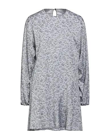 Light grey Jacquard Short dress