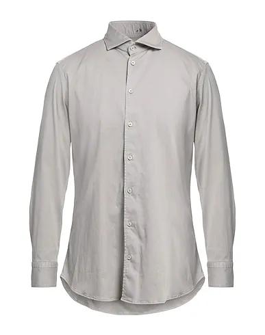 Light grey Jacquard Solid color shirt