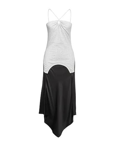 Light grey Jersey Midi dress