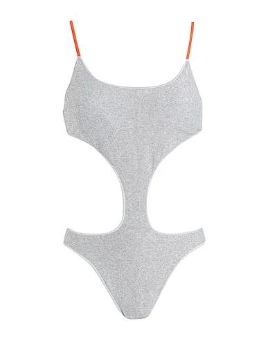 Light grey Jersey One-piece swimsuits
