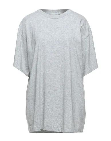 Light grey Jersey Oversize-T-Shirt
