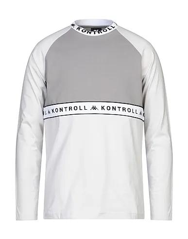 Light grey Jersey T-shirt KONTROLL BANDA
