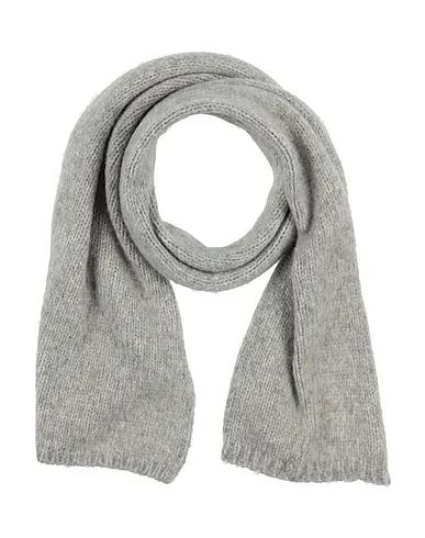 Light grey Knitted Scarves and foulards