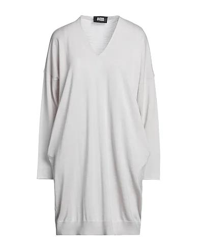 Light grey Knitted Short dress