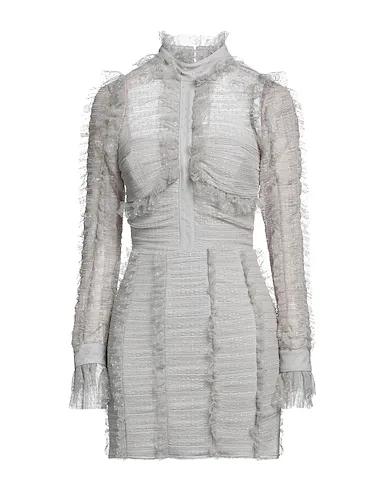 Light grey Lace Sheath dress