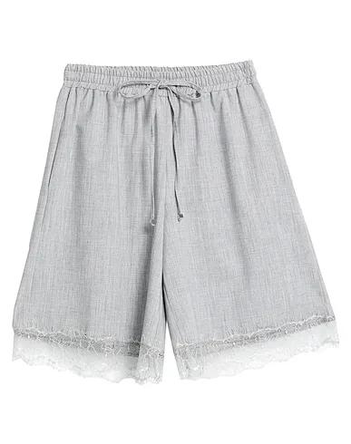 Light grey Lace Shorts & Bermuda