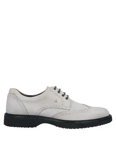 Light grey Laced shoes