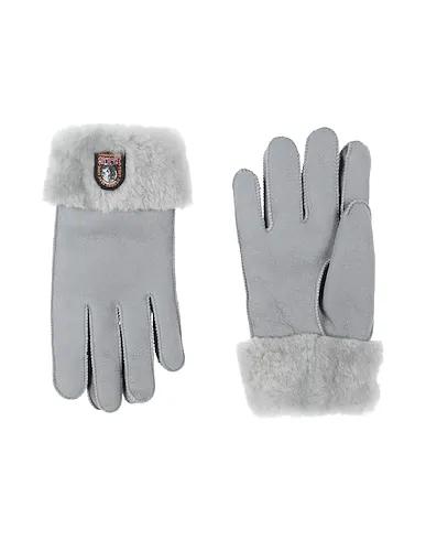 Light grey Leather Gloves