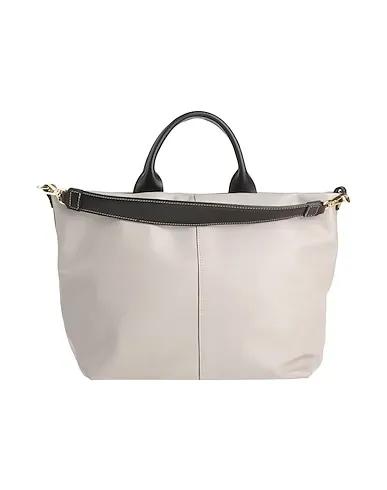 Light grey Leather Handbag