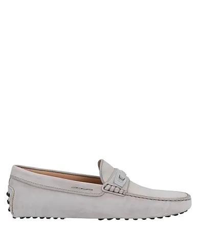 Light grey Leather Loafers