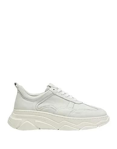 Light grey Leather Sneakers NABUK LEATHER LOW-TOP SNEAKER
