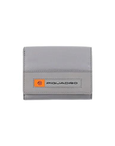Light grey Leather Wallet
