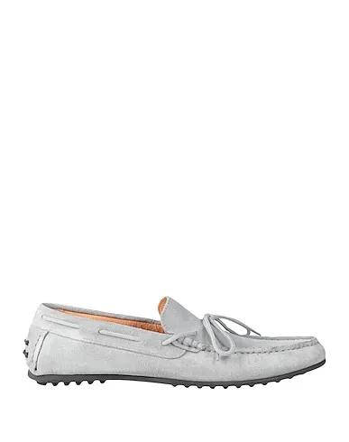 Light grey Loafers SLHSERGIO DRIVE SUEDE SHOE B
