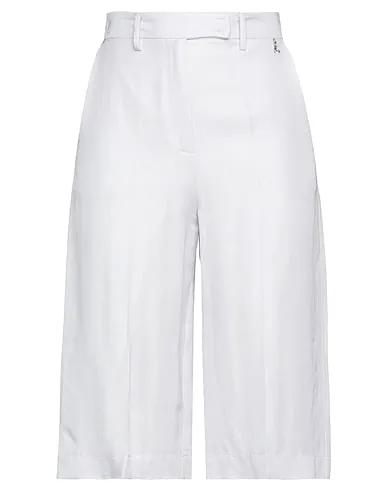 Light grey Plain weave Cropped pants & culottes