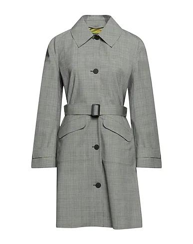 Light grey Plain weave Full-length jacket