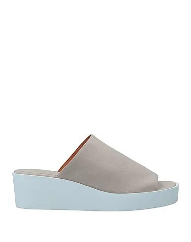 Light grey Plain weave Sandals