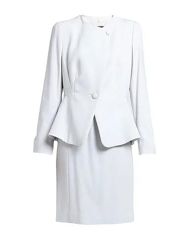 Light grey Plain weave Suit