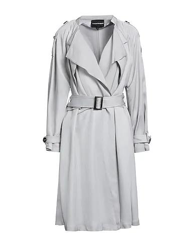 Light grey Satin Full-length jacket
