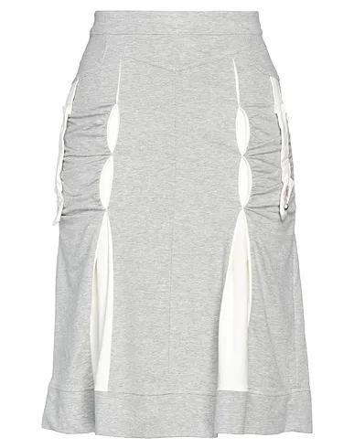 Light grey Sweatshirt Midi skirt