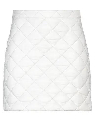 Light grey Techno fabric Mini skirt