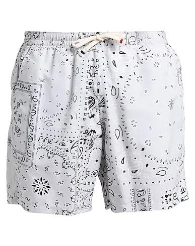 Light grey Techno fabric Swim shorts