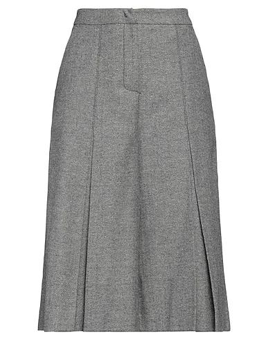 Light grey Tweed Cropped pants & culottes