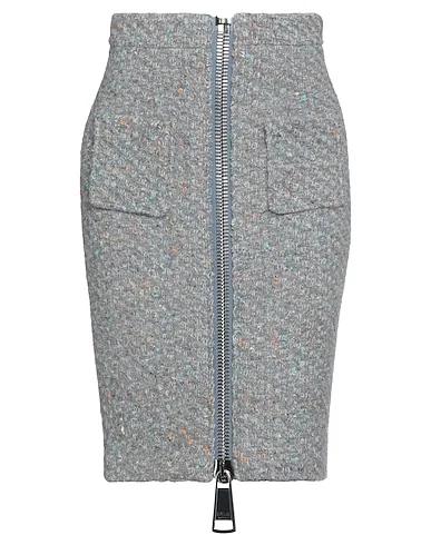 Light grey Tweed Midi skirt