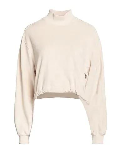 Light grey Velvet Sweatshirt