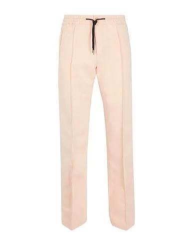 Light pink Casual pants COTTON DRAWSTRING WIDE TROUSERS
