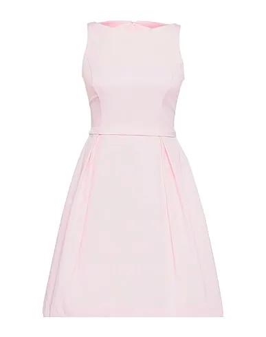 Light pink Cotton twill Short dress