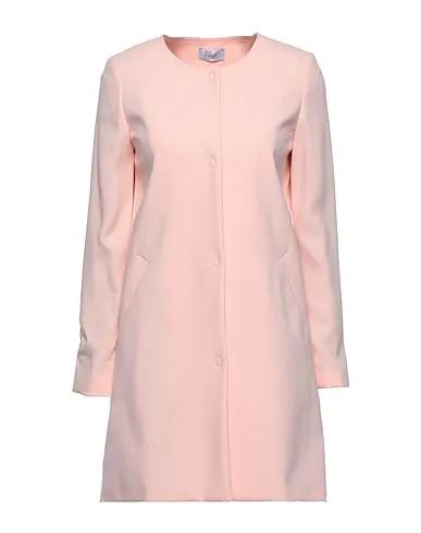 Light pink Crêpe Full-length jacket