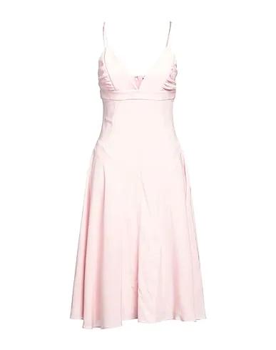 Light pink Crêpe Midi dress