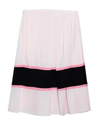 Light pink Crêpe Midi skirt