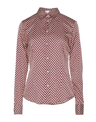 Light pink Crêpe Patterned shirts & blouses
