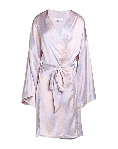 Light pink Dressing gowns & bathrobes Topshop pastel patchwork animal printed satin robe and sleep mask 
