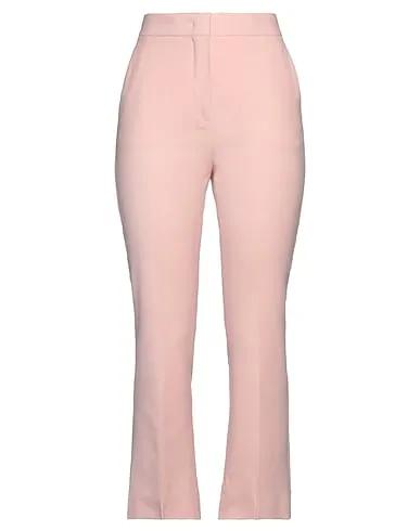 Light pink Flannel Casual pants