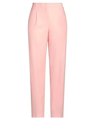 Light pink Flannel Casual pants