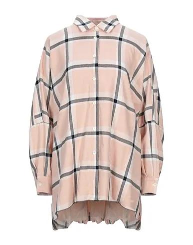 Light pink Flannel Checked shirt