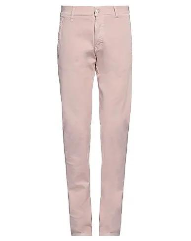 Light pink Gabardine Casual pants