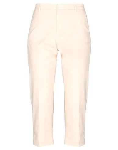 Light pink Gabardine Cropped pants & culottes