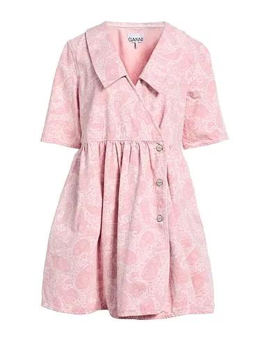 Light pink Gabardine Short dress