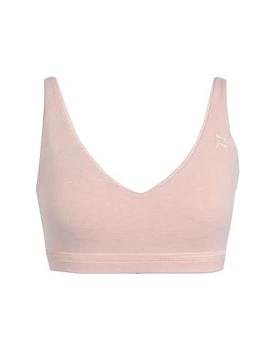 Light pink Jersey Crop top EXHALE CROSS BRA