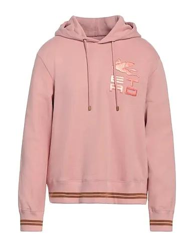 Light pink Jersey Hooded sweatshirt