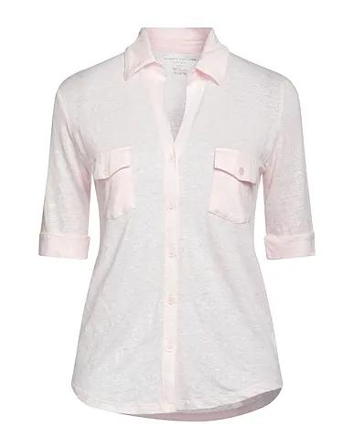 Light pink Jersey Linen shirt
