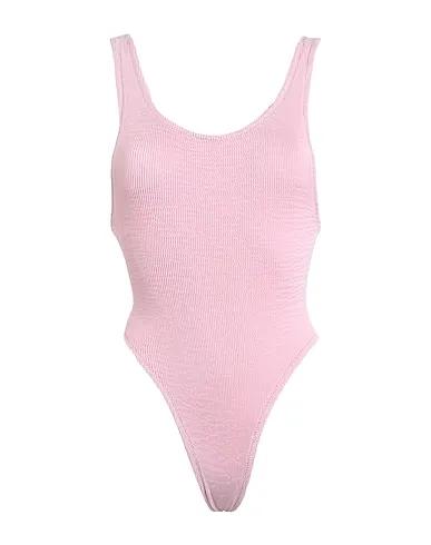 Light pink Jersey One-piece swimsuits RUBY
