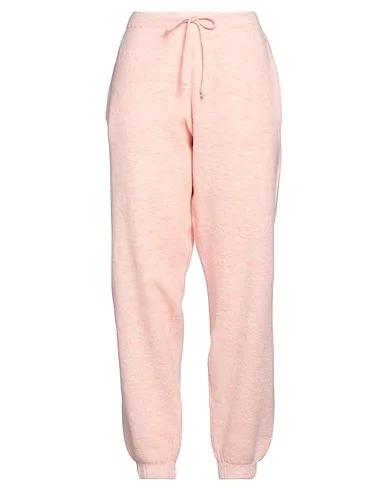 Light pink Knitted Casual pants