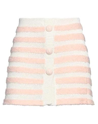 Light pink Knitted Mini skirt