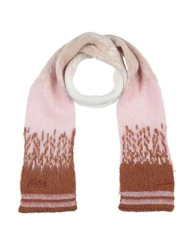 Light pink Knitted Scarves and foulards