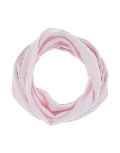 Light pink Knitted Scarves and foulards